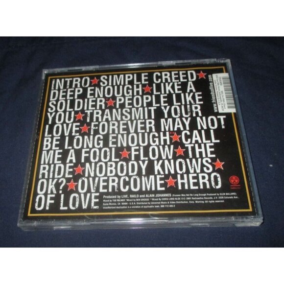 Live - V (CD, Radioactive Records, 2001) - Picture 3 of 3